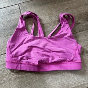 Lululemon Pink Sports Bra Size 6